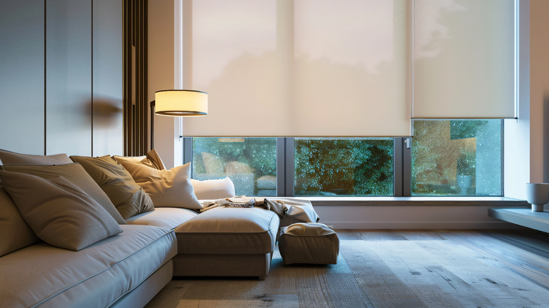 Sonnenschutz im Wohnzimmer